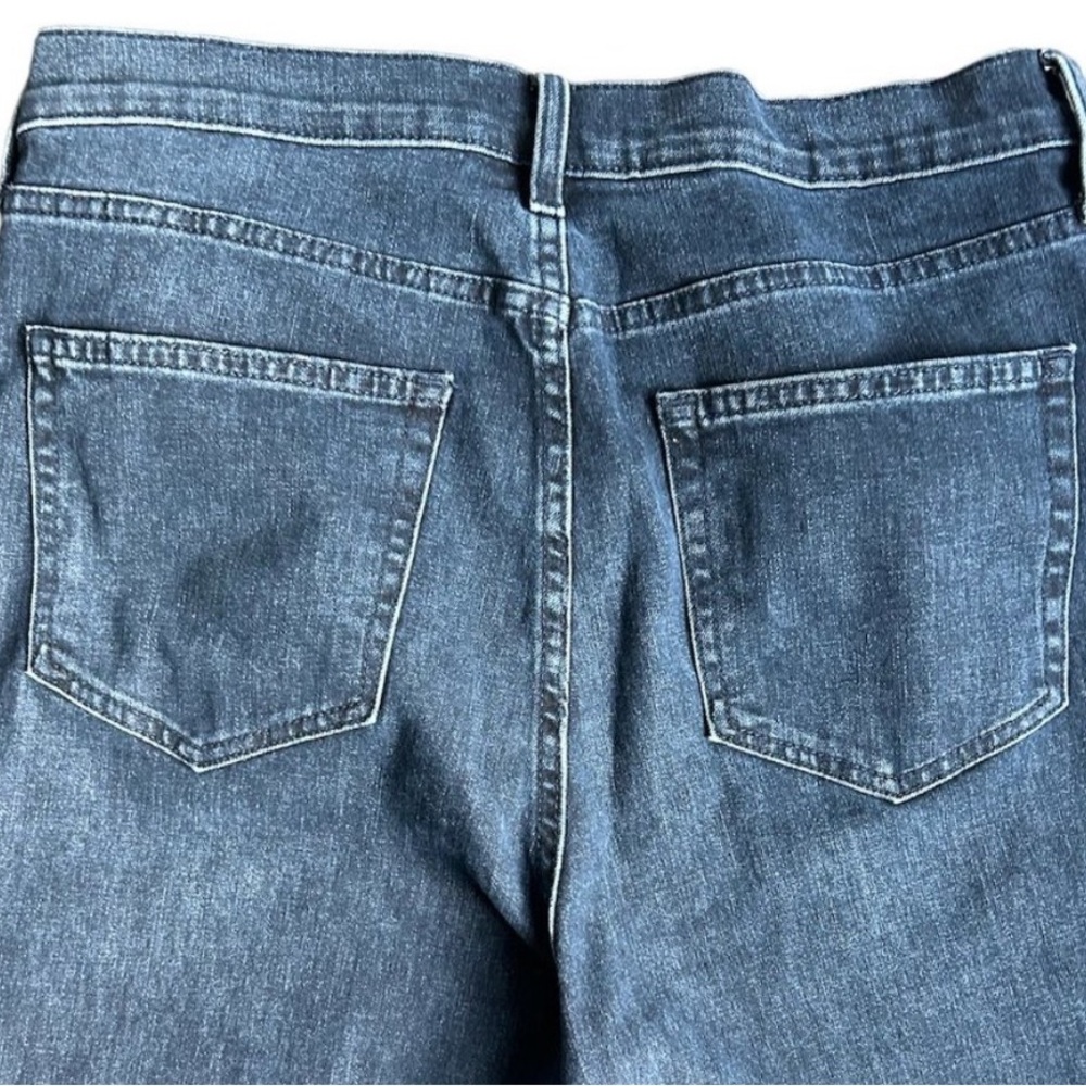 GAP Blue Flare Wide Leg Jeans High-Rise - Picture 5 of 7